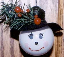 painting Crafts glass Free light  Snowman bulbs  All Bulb