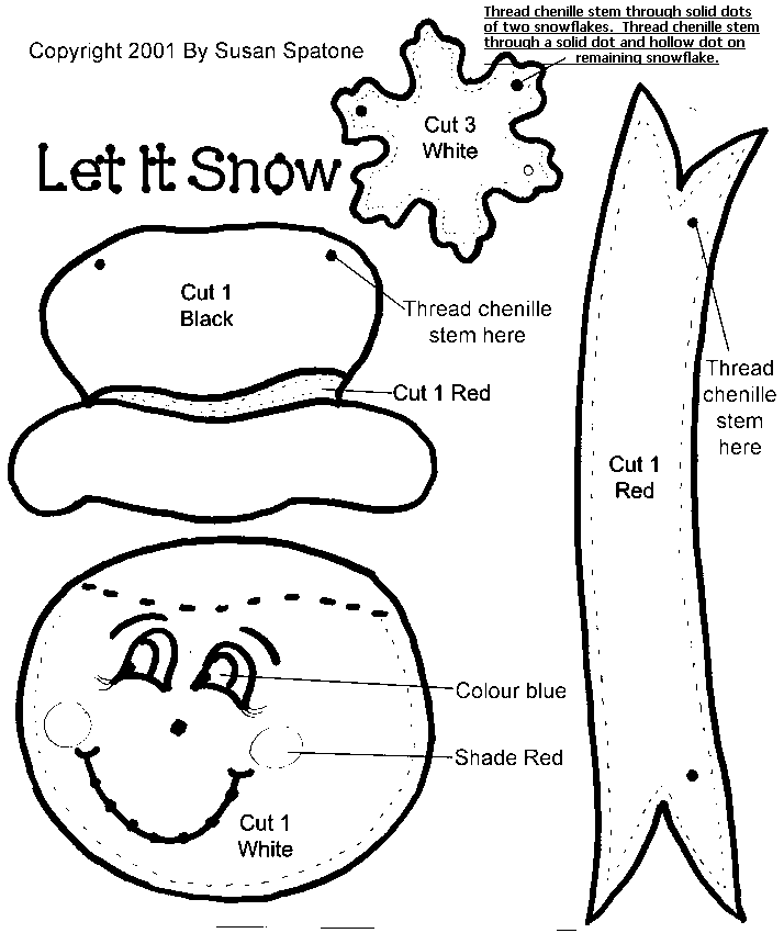 Snowman Craft Patterns