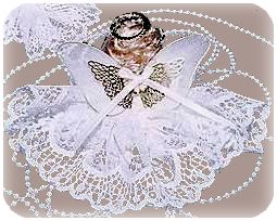 porcelain angel back view