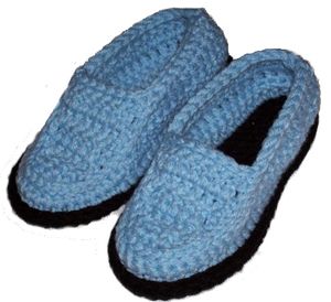 Knitting and Crocheted Slipper Project directions from BoyeВ® at