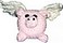 crocheted pig