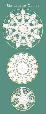 Crochet Suncatcher Patterns - Blue Birds Suncatcher Pattern