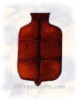 Rice Filled Faux Hot Water Bottle
