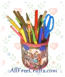recycled pencil holder