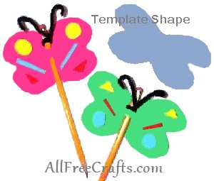 butterfly pencil toppers