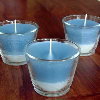 candles made from recycled candle wax