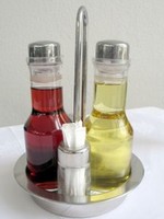herb vinegar bottles