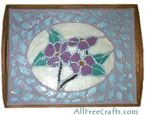 sculpey mosaic tray