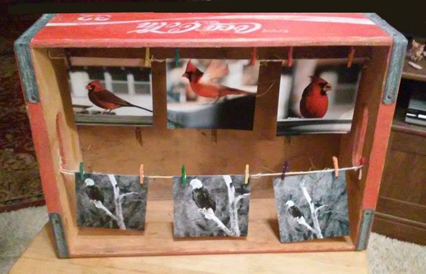 DIY coke box picture frame