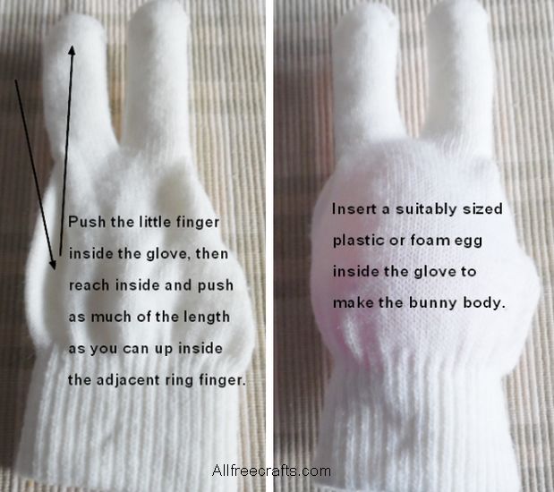 Glove Bunny All Free Crafts