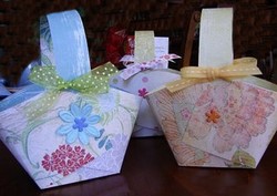two paper baskets