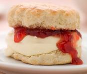 scone with jam