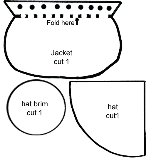 Mini Top Hat Printable Pattern