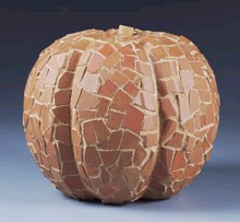 terra cotta pumpkin