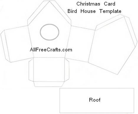 card house template recycled card bird houses card house template recycled card bird houses