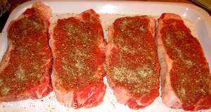 steaks with montreal steak spice