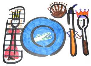 coloring placemat