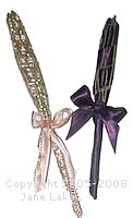 2 lavender wands