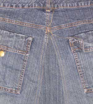 jean skirt sewing pattern
