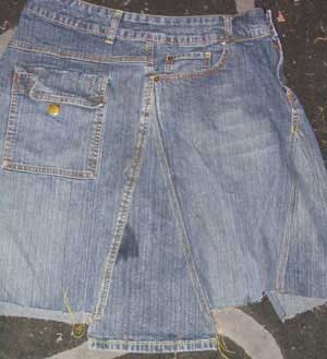 denim skirt pattern 1949