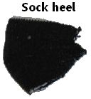 sock heel