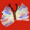 dryer sheet butterflies craft