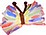 dryer sheet butterflies craft