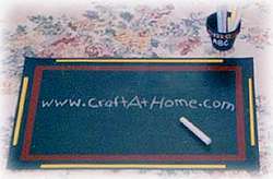 chalk placemat