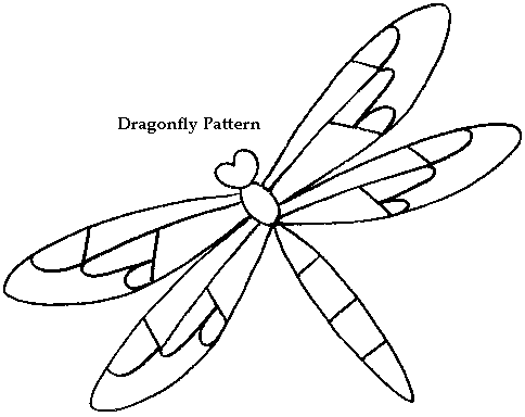 Free Coloring Sheets  Kids on Stained Glass Dragonfly Window Decal Or Window Cling