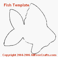 fish template impression