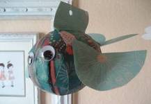 papier mache fish craft