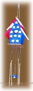 patriotic wind chime