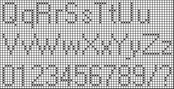 Block Letter Alphabet (9 Stitches Tall) Free Counted Cross Stitch chart!