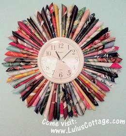 Craft Ideas Magazines on Recycled Magazine Clock By Stephanie Farrell Of Luluscottage Blogspot