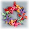 pinwheel wreath