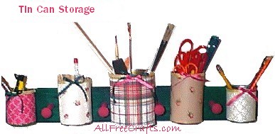 Tin Can Crafts for Christmas