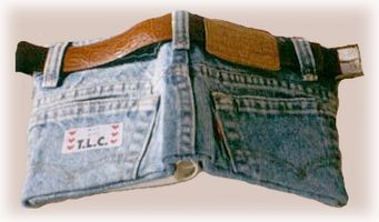 blue jean covered book