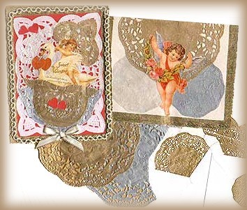 Craft Ideas Doilies on Consist Only Of Cut Outs From Paper Doilies And A Victorian Vignette