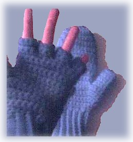Basic Fingerless Mittens - Crochet Me