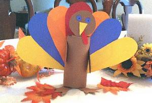 Paper Turkey Decoration