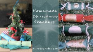 homemade Christmas crackers