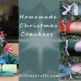 homemade Christmas crackers