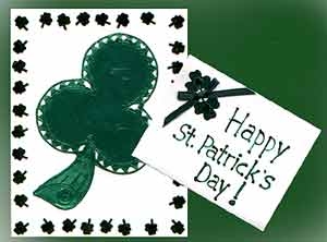 St Patrick's Day Homemade Greeting Card