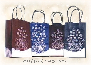 stamped gift bags