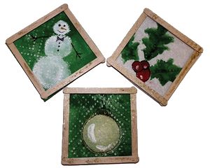 paper towel coasters