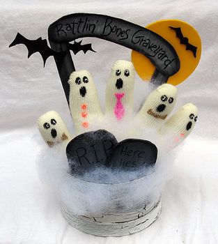 knit glove ghosts