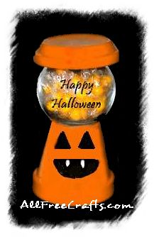 Ivy Bowl Halloween Candy Jar