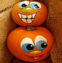 painted pumpkin faces