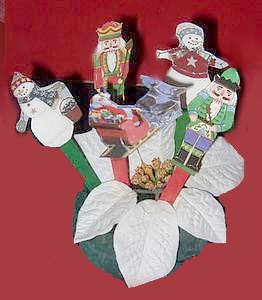 Recycled Christmas Card Puppets
