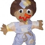 yarn doll scarecrow